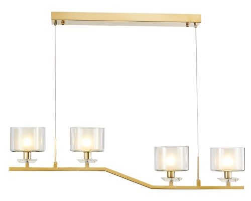 Люстра подвесная Newport 4404/S gold ALEXANDRA G9 4*40W золото