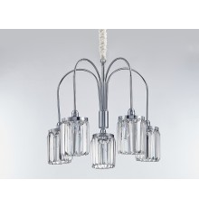 Люстра подвесная Newport 4505/C chrome RENATA E14 5*40W хром