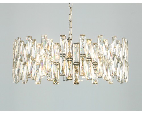 Люстра подвесная Newport 10123+5/C gold ELIZABETH Е14 8*40W золото шампань