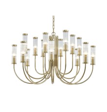 Люстра подвесная Newport 4558+4+4/C gold MADONNA E14 16*25W золото