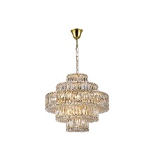 Люстра подвесная Newport 8459+6/C gold VALENCIA Е14 15*40W золото