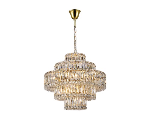 Люстра подвесная Newport 8459+6/C gold VALENCIA Е14 15*40W золото