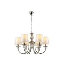 Люстра подвесная Newport 1156/C AGATA E14 6*40W никель