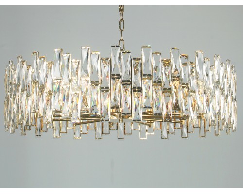 Люстра подвесная Newport 10123+9/C gold ELIZABETH Е14 12*40W золото шампань