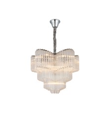 Люстра подвесная Newport 8918/C nickel AMANDA E14 18*40W никель