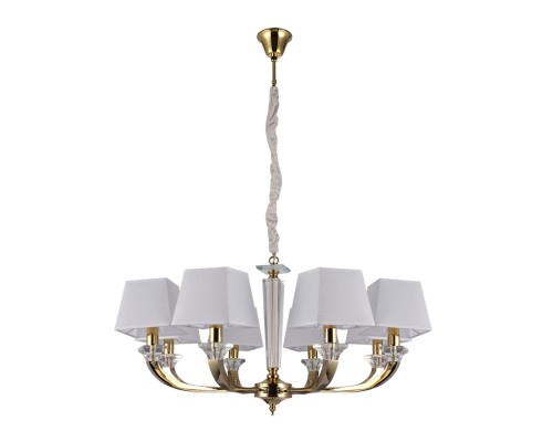 Люстра подвесная Newport 11408/C gold ALLEGRA E14 8*40W золото