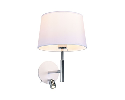 Бра Newport 14322/A NAOMI Е27+LED 1+1*60W+1W белый