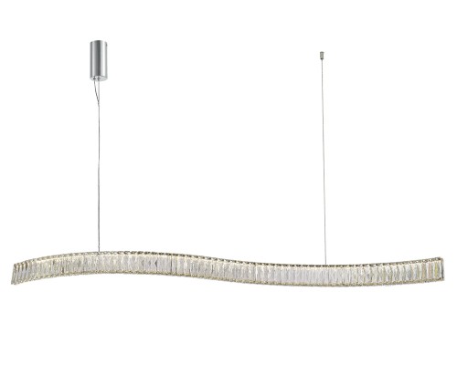 Люстра подвесная светодиодная Newport 8243/150 CRYSTAL LED 42w хром