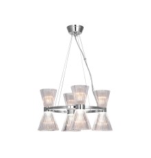 Люстра подвесная Newport 3614/S nickel CHRISTINA E14 8*40W никель