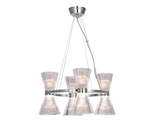 Люстра подвесная Newport 3614/S nickel CHRISTINA E14 8*40W никель