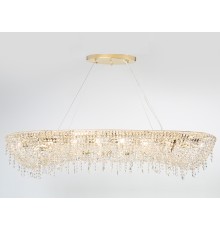 Люстра подвесная Newport 10910+8/S gold DIANA G9 18*40W золото шампань