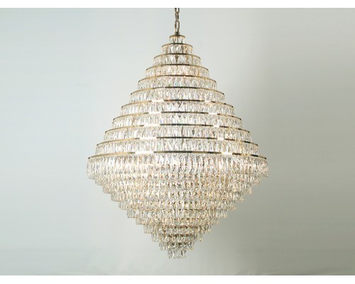 Люстра подвесная Newport 10125+43/C gold ELIZABETH Е14 48*40W золото шампань