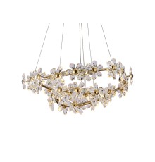 Люстра подвесная светодиодная Newport 8330/70 TAISIA LED 126W золото