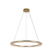 Люстра подвесная светодиодная Newport 8241/800 gold NEW CRYSTAL LED 60W золото