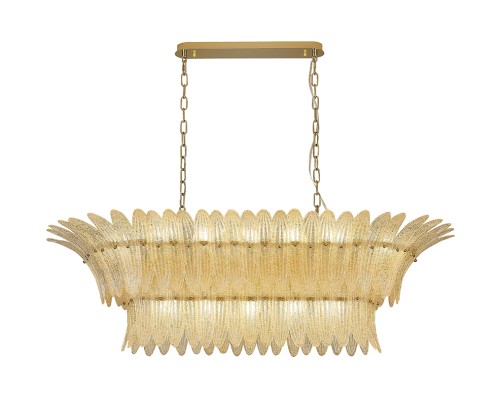 Люстра подвесная Newport 8819/S gold VICTORIA E14 19*40W золото