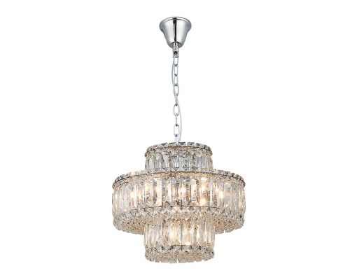 Люстра подвесная Newport 8458+3/C chrome VALENCIA Е14 15*40W хром