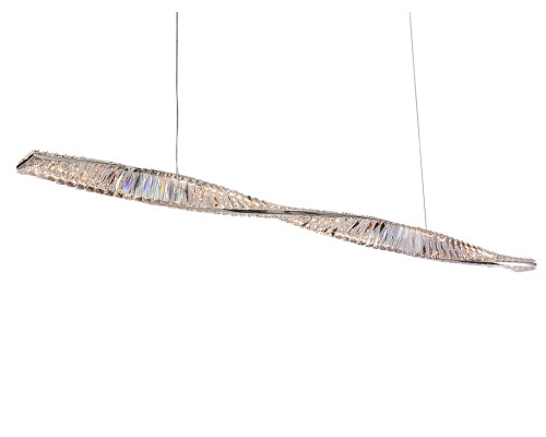 Люстра подвесная светодиодная Newport 8244/160 chrome CRYSTAL LED 40W хром