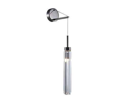 Бра Newport 4521 L/A black glossy DIVA G9 1*40W черный никель