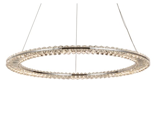 Люстра подвесная светодиодная Newport 8241/800 chrome CRYSTAL LED 60W хром