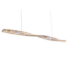 Люстра подвесная светодиодная Newport 8244/160 gold CRYSTAL LED 40W золото