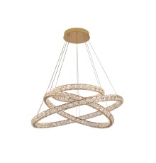 Люстра подвесная светодиодная Newport 8120/97 gold ISABEL LED 176W золото