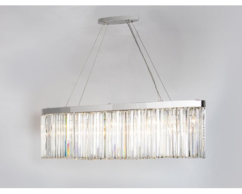 Люстра подвесная Newport 10119+7/S MONICA Е14 16*40W никель