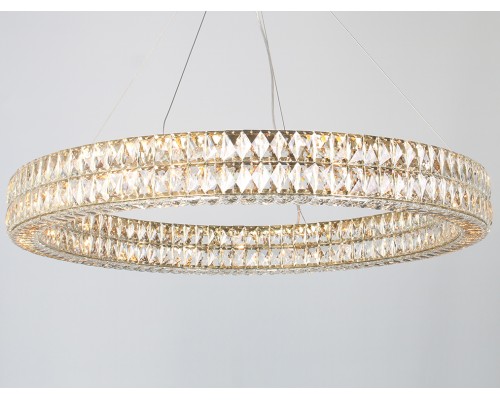 Люстра подвесная Newport 10124+18/S gold ELIZABETH G9 22*40W золото шампань