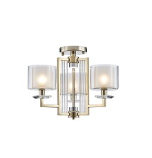 Люстра потолочная Newport 4405/PL gold ALEXANDRA Е14+LED 3+2*40W+5W золото
