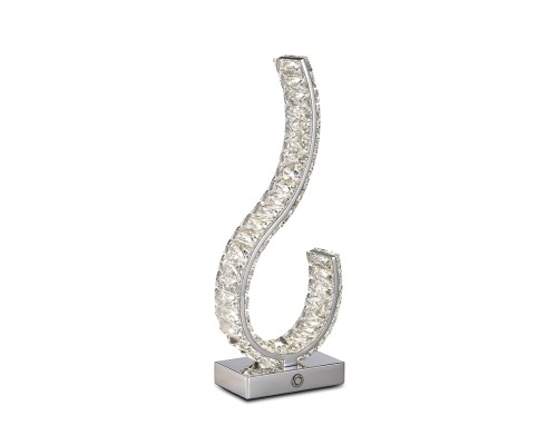 Настольная лампа Newport 8240/T chrome CRYSTAL LED 9W хром