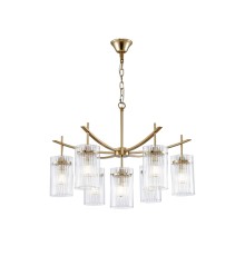 Люстра подвесная Newport 4577/C FRANCESCA E14 7*40W французское золото