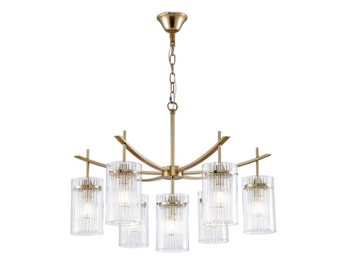 Люстра подвесная Newport 4577/C FRANCESCA E14 7*40W французское золото