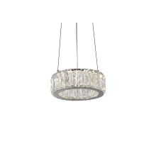 Люстра подвесная светодиодная Newport 8240/20 chrome CRYSTAL LED 12W хром