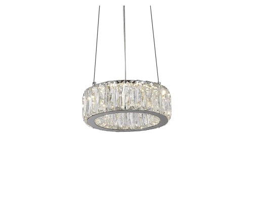 Люстра подвесная светодиодная Newport 8240/20 chrome CRYSTAL LED 12W хром