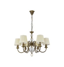 Люстра подвесная Newport 3106/C black brass без абажуров CALIFORNIA E14 6*40W черная латунь