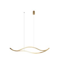 Люстра подвесная светодиодная Newport 15205/S champagne gold LOREN LED 24W 3100K 3000Lm золото