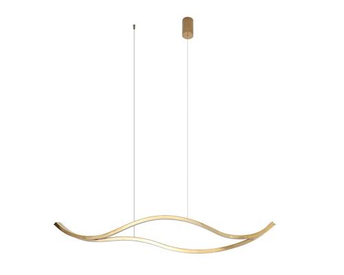 Люстра подвесная светодиодная Newport 15303/S champagne gold LOREN LED 67W 3100K 6700Lm золото