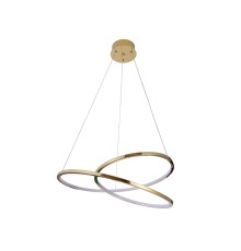 Люстра подвесная светодиодная Newport 15202/S champagne gold LOREN LED 38W 3100K 100Lm золото шампань