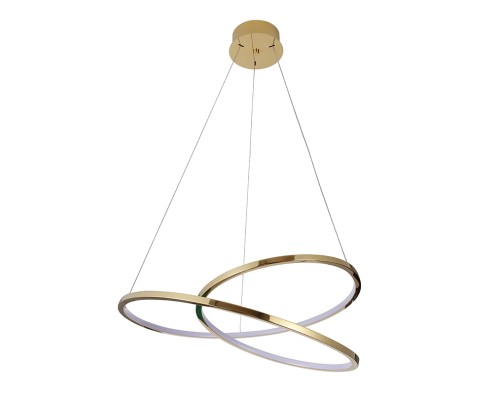 Люстра подвесная светодиодная Newport 15202/S champagne gold LOREN LED 38W 3100K 100Lm золото шампань