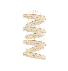 Потолочная чашка Newport 8240 D40 7 вертик.колец gold CRYSTAL золото