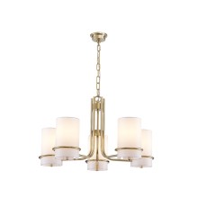 Люстра подвесная Newport 4635/С gold IVANNA E14 5*40W золото