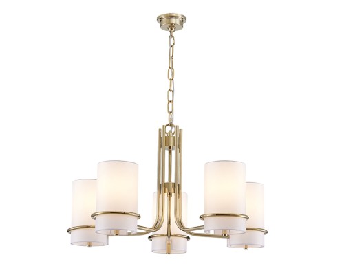 Люстра подвесная Newport 4635/С gold IVANNA E14 5*40W золото