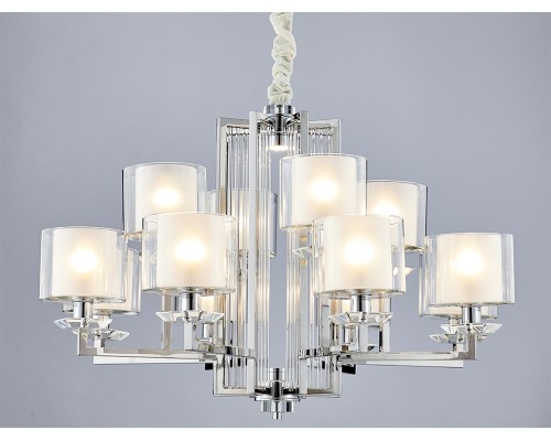 Люстра подвесная Newport 4408+4/C chrome ALEXANDRA E14 12*40W хром