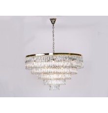 Люстра подвесная Newport 10129+17/C gold ELIZABETH Е14 26*40W золото шампань