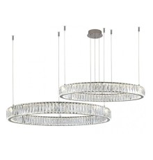 Потолочная чашка Newport 8240 D20 2 горизон.кольца chrome CRYSTAL хром