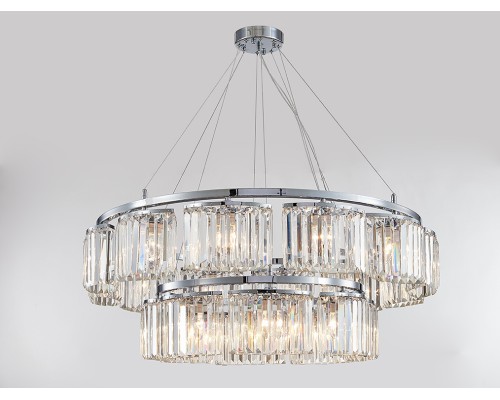 Люстра подвесная Newport 4358+12/S chrome VIOLETTA E14 20*40W хром