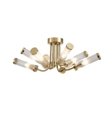 Люстра потолочная Newport 4558/PL gold MADONNA E14 8*25W золото