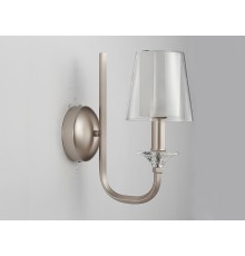 Бра Newport 4601/A PERLA E14 1*40W серебристо-жемчужный