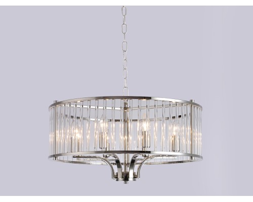 Люстра подвесная Newport 12308/S THERESA Е14 8*40W никель