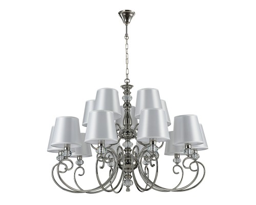 Люстра подвесная Newport 1210+5/C nickel MARTA E14 15*40W никель