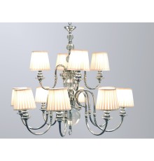 Люстра подвесная Newport 3112/C без абажуров CALIFORNIA E14 12*40W никель